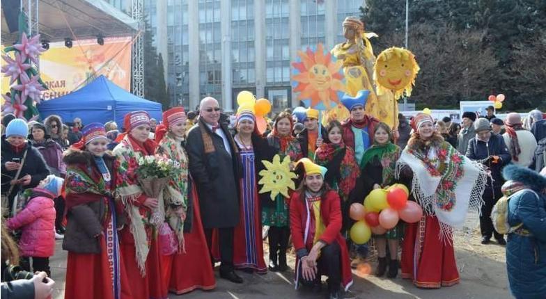 В центре Кишинёва отпраздновали проводы зимы