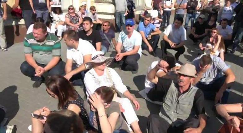 В Кишиневе начались акции гражданского неповиновения
