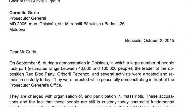 В Европарламенте призвали Молдову немедленно освободить политзаключенных «группы Петренко» (DOC)