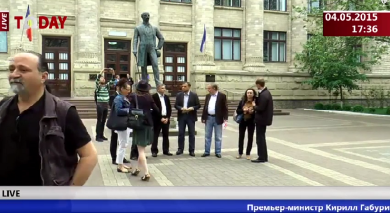 Габурич отказался встречаться с организаторами протеста в центре Кишинева