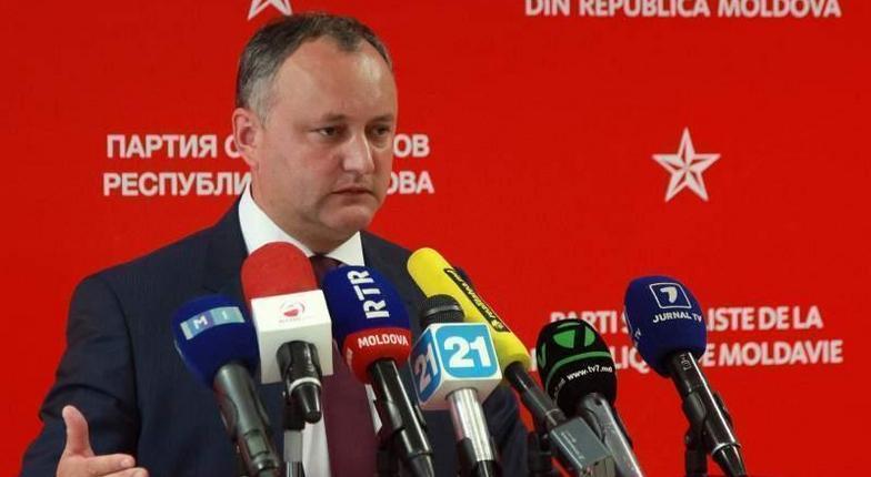 Игорь Додон объявил о решении возглавить протестное движение лево-центристских сил Молдовы