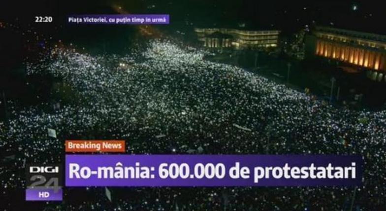 Более полумиллиона румын требуют отставку партнеров Плахотнюка