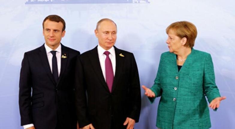 Путин, Меркель и Макрон провели срочные переговоры по ситуации в Сирии