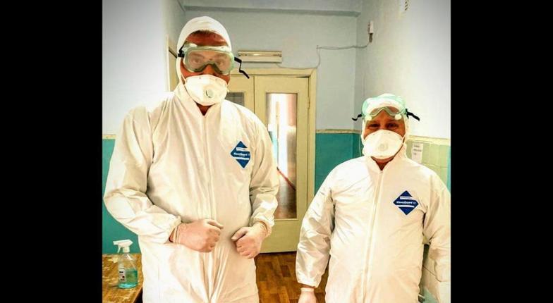 Мэр Бельц Ренато Усатый посетил больных коронавирусом в местной больнице