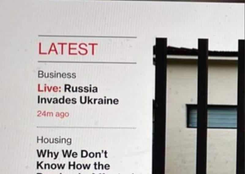Bloomberg случайно сообщило о "вторжении" России в Украину