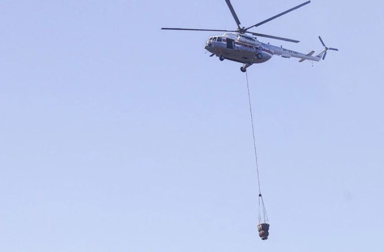 Молдавский вертолет разбился при тушении пожаров в Греции