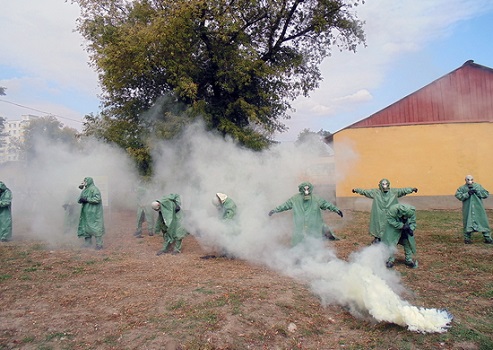 Российские войска в Приднестровье прошли учения на случай радиационного заражения